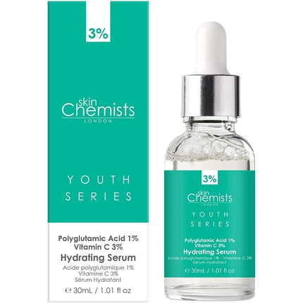 Ser hidratant, Skin Chemists, acid poliglutamic 1% si vitamina C 3%