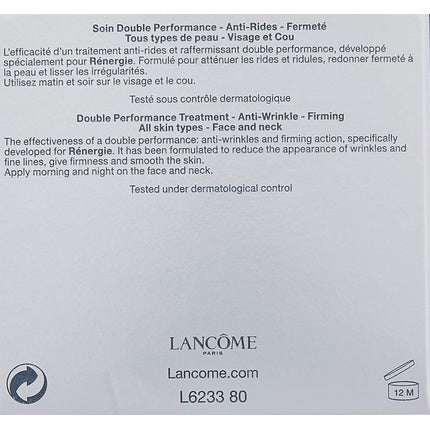 Cremă de față Lancôme Rénergie Double Performance, 50 ml