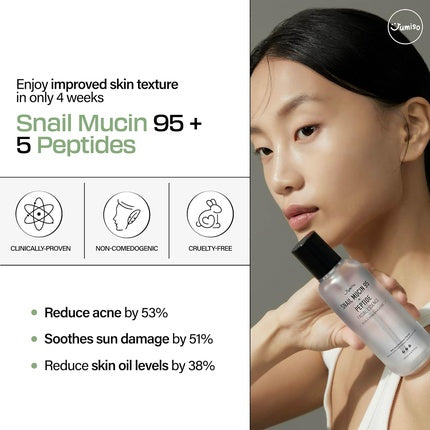 Serum Hidratant Jumiso Snail Mucin 95% + Peptide, 140ml