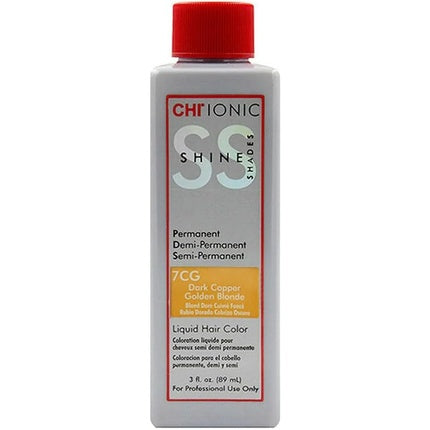 Culoare păr permanentă, CHI CHI Ionic SS Shades, 39ml, Dark Copper Golden Blonde