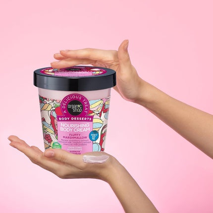 Cremă Corp, Organic Shop, Marshmallow, Roz 450ml