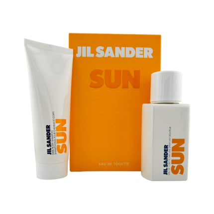 Set parfum, Jil Sander, Sun Woman, portocaliu