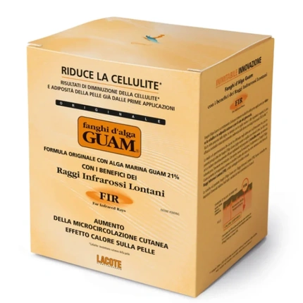 Măști corporale GUAM Fast Fir Algae Mud Anti-Cellulite, 1 Kg