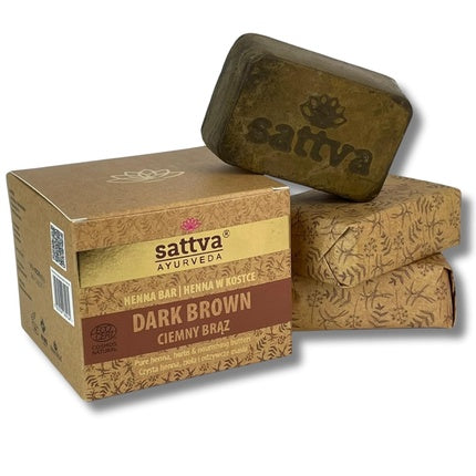 Vopsea păr, Sattva Ayurveda, Henna, maro închis