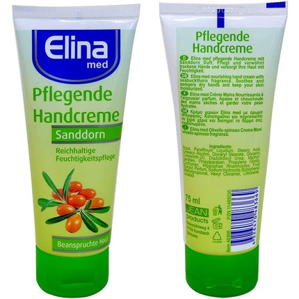 Cremă mâini, Elina Med, cu cătină, 75ml