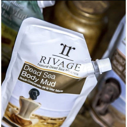 Mască corp, Rivage Natural Dead Sea, noroi 500g alb-maro