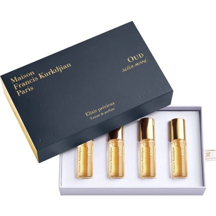 Set 4 x 4 ml Extract de Parfum, Maison Francis Kurkdjian, Oud Satin Mood, ambalaj elegant
