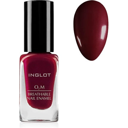 Smalt pentru unghii O2m Breathable Nail Enamel 625, roșu-maro