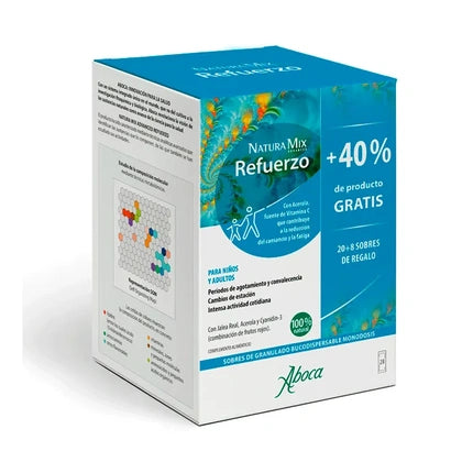 Vitamine, Aboca, Natura Mix Refuerzo Advanced, 28 plicuri + 8 de cadou