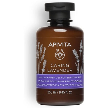 Gel de duș, Apivita, Lavandă, 250 ml