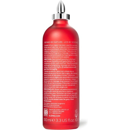 Ulei corporal Elemis Japanese Camellia, 100ml, sticlă transparentă