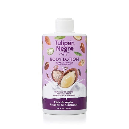 Loțiune corp, Tulipan Negro, Argan și migdale, 400ml