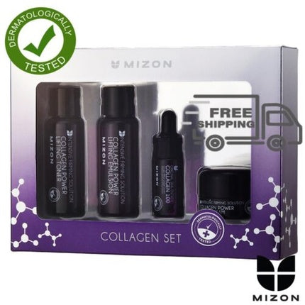 Set Îngrijire Anti-îmbătrânire, Mizon, Collagen, Mini