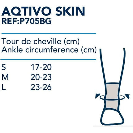 Prim Prim Aqtivo Skin, Bandaj gleznă, Medium, culoare nude