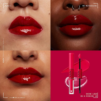 Gloss de buze, NYX, Shine Loud, 8ml