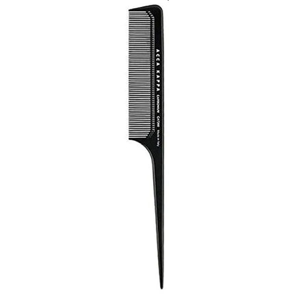Pieptene Acca Kappa Carbonium Comb Tail 22 cm, negru