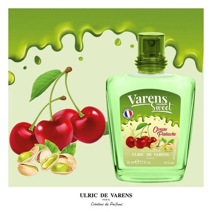 Parfum Ulric De Varens, Sweet Cerise Pistache, 50ml, verde