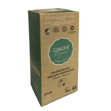 Ginger Organic Pantyliners - 24 bucăți