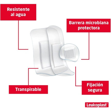 Plasturi Cenyo Leukoplast Aqua Pro transparent, rezistent la apă, 20 bucăți