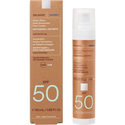 Cremă Față, Korres, Red Grape, SPF50