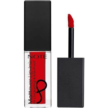 Ruj lichid Note Cosmetics Mattever Lip Ink roșu 4.5ml