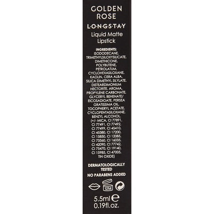 Ruj Lichid, Golden Rose, Matte, maro