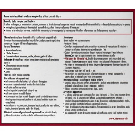 Fasce termice autoriscaldate Angelini Thermacare pentru gât, umăr și încheietură, 6 bucăți