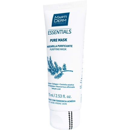 Mască purificatoare față, Martiderm Pure-Mask, 75 ml