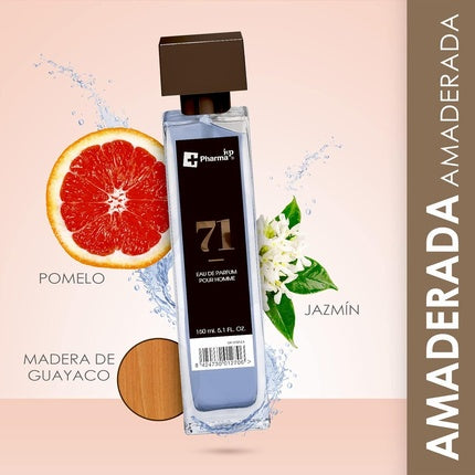 Iap Pharma Parfums No 71 Floral Eau De Parfum Spray pentru Bărbați 150ml
