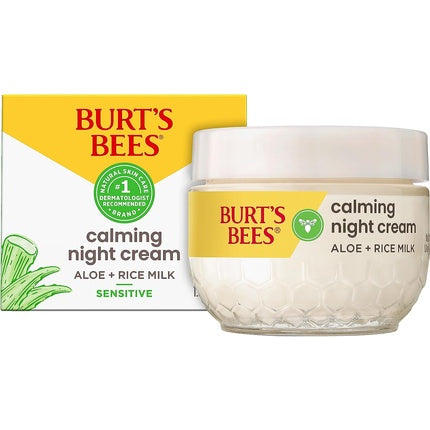Cremă de noapte, Burt's Bees, Sensitive, aloe