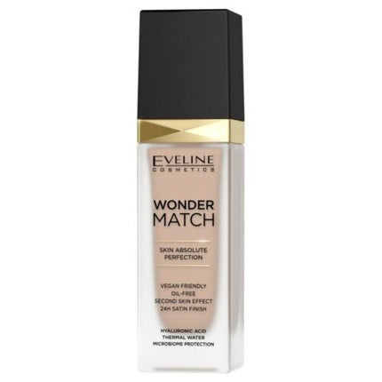 Fond de ten, Eveline Cosmetics, Wonder Match, 30ml, Sunny Beige