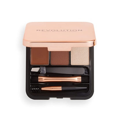 Kit pentru sprâncene, Makeup Revolution, Brow Sculpt Medium