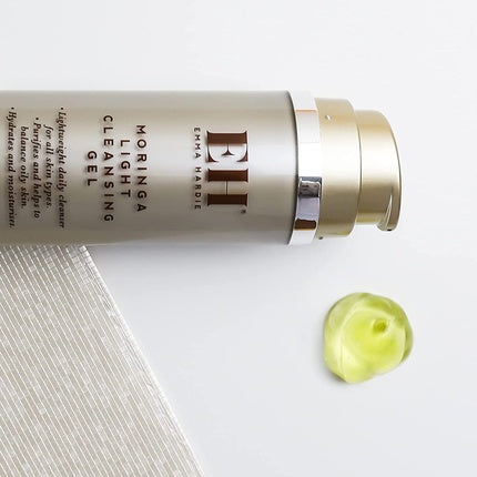 Gel de Curățare pentru Față, Emma Hardie Moringa Light Cleansing Gel, 100ml, Ambalaj Auriu
