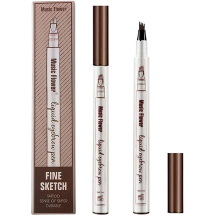 Creion ochiuri waterproof, Music Flower, Dark Chestnut