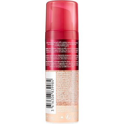Fond de ten lichid Bourjois Healthy Mix Glow Tint Essence, 015 Fair Light, cu efect de iluminare, 39 ml