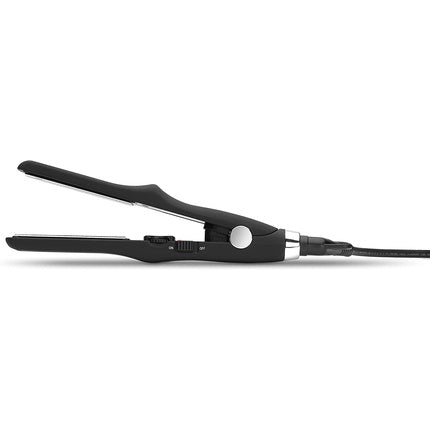 Îndreptător și Curler de Păr Corioliss C Trip Mini, Titanium, Negru cu Touch Soft