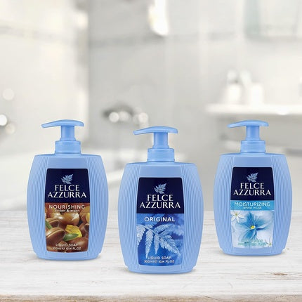 Săpun lichid, Felce Azzurra, Amber și Argan, 300 ml
