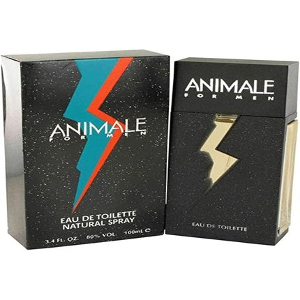 Eau De Toilette Animale for Men 100ml, cutie neagră cu fulgi