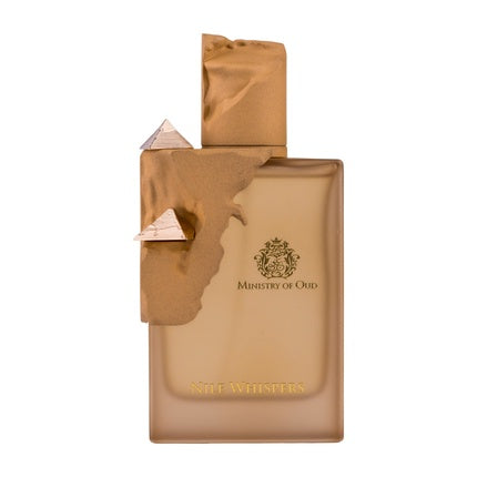 Ministry Of Oud Nile Whispers Eau De Parfum, 100ml, sticlă aurie cu detaliu de piramidă