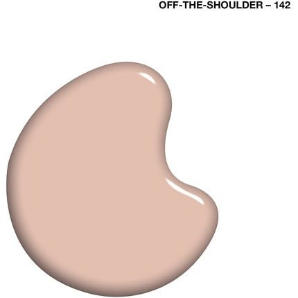 Lac de unghii Sally Hansen Complete Salon Manicure 141 Off-The-Shoulder, culoare nude, capac argintiu