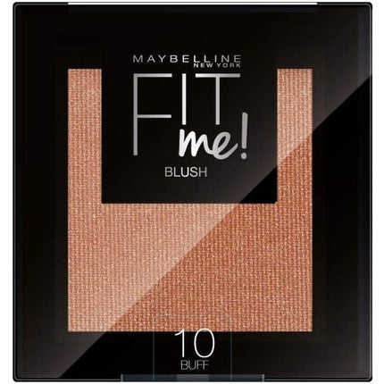 Maybelline New York Fit Me Blush 45 Plum, pudră, ambalaj negru