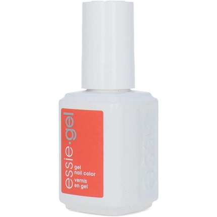 Lac de unghii gel Essie, Fondant Of You, alb cu etichetă portocalie, 12.5ml