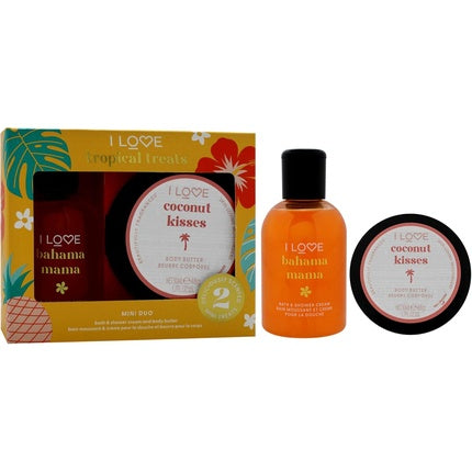 Set Miniaturi, I Love, Tropical, multicolor