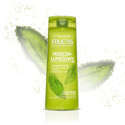 Șampon 2 în 1, Garnier Fructis, Anti-Mătreață, 400ml
