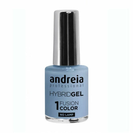 Smalt pentru Unghii, Andreia Hybrid Fusion H58, Culoare Albastru Praf, 10.5ml