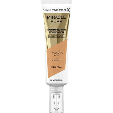 Fond de ten, Max Factor, Miracle Pure, Warm Sand 70, 30ml