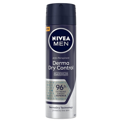 NIVEA MEN Derma Control Antiperspirant Spray, Albastru