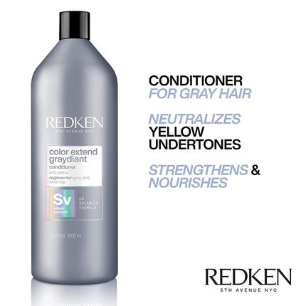 Balsam, Redken, Color Extend Graydiant, argintiu, 1000 ml