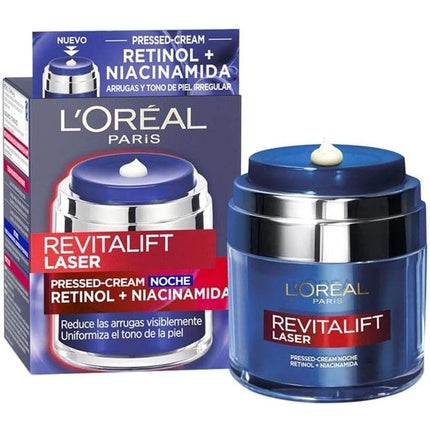 Crema de Noapte Revitalift Laser, L'Oréal, Retinol si Niacinamide, 50ml