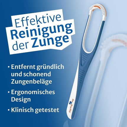 One Drop Only Professional Deluxe Răzuitor pentru Limbă, Argintiu, Plastic
